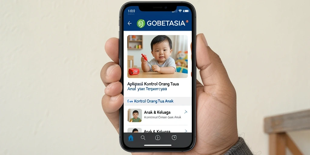 Tampilan antarmuka GOBETASIA yang sederhana dan mudah dipahami.
