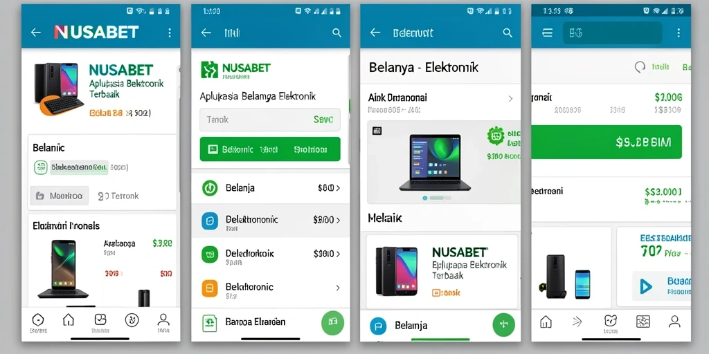 Tampilan antarmuka aplikasi NUSABET yang modern dan fungsional.